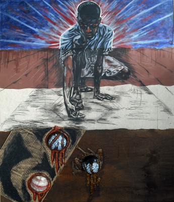 Dying Tradition (2011) by Preston Hanna, 50" x 40"