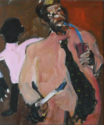 Portrait of Amos Ferguson (5 of 5), (1990), by Ricardo  Knowles, 18" x 16"