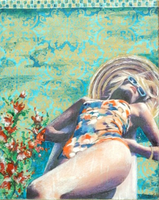 Saskia's Summer  (2014) by Dede Brown, 10" x 8"