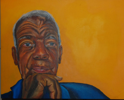 Portrait of Kendal (2009) by Dede Borwn, 24" x 30"