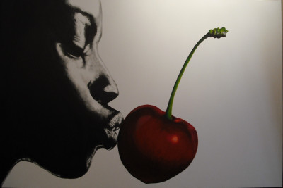 Black Cherry Kiss (2010) by Dede Borwn, 40" x 60"