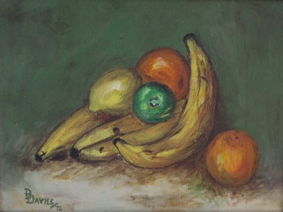 Still Life with Banana, 1972 by Dawn Davies